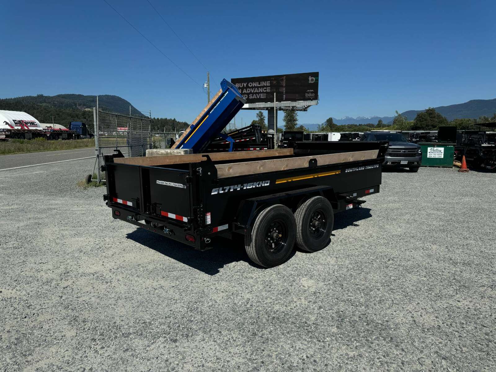 Photo of 2026 Southland Trailers 7x14 Dump Trailer HD 17,000lbs GVW w/ Hydraulic Front Jack & 3/16" Floor (SL714-16KHD)