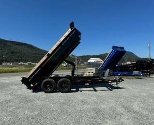 Thumbnail Photo of 2026 Southland Trailers 7x14 Dump Trailer HD 17,000lbs GVW w/ Hydraulic Front Jack & 3/16" Floor (SL714-16KHD)