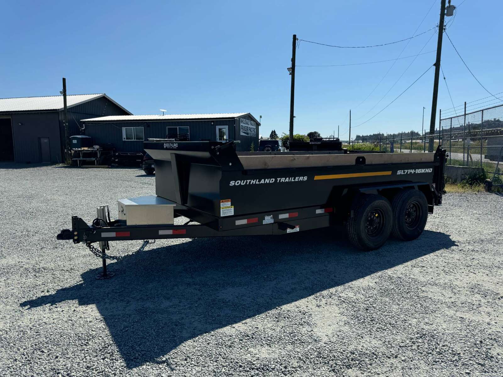 Photo of 2026 Southland Trailers 7x14 Dump Trailer HD 17,000lbs GVW w/ Hydraulic Front Jack & 3/16" Floor (SL714-16KHD)