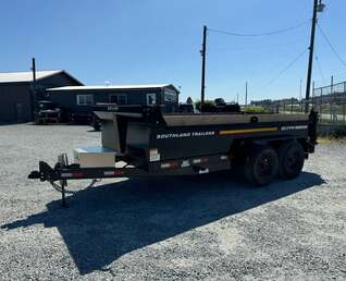 Thumbnail Photo of 2026 Southland Trailers 7x14 Dump Trailer HD 17,000lbs GVW w/ Hydraulic Front Jack & 3/16" Floor (SL714-16KHD)