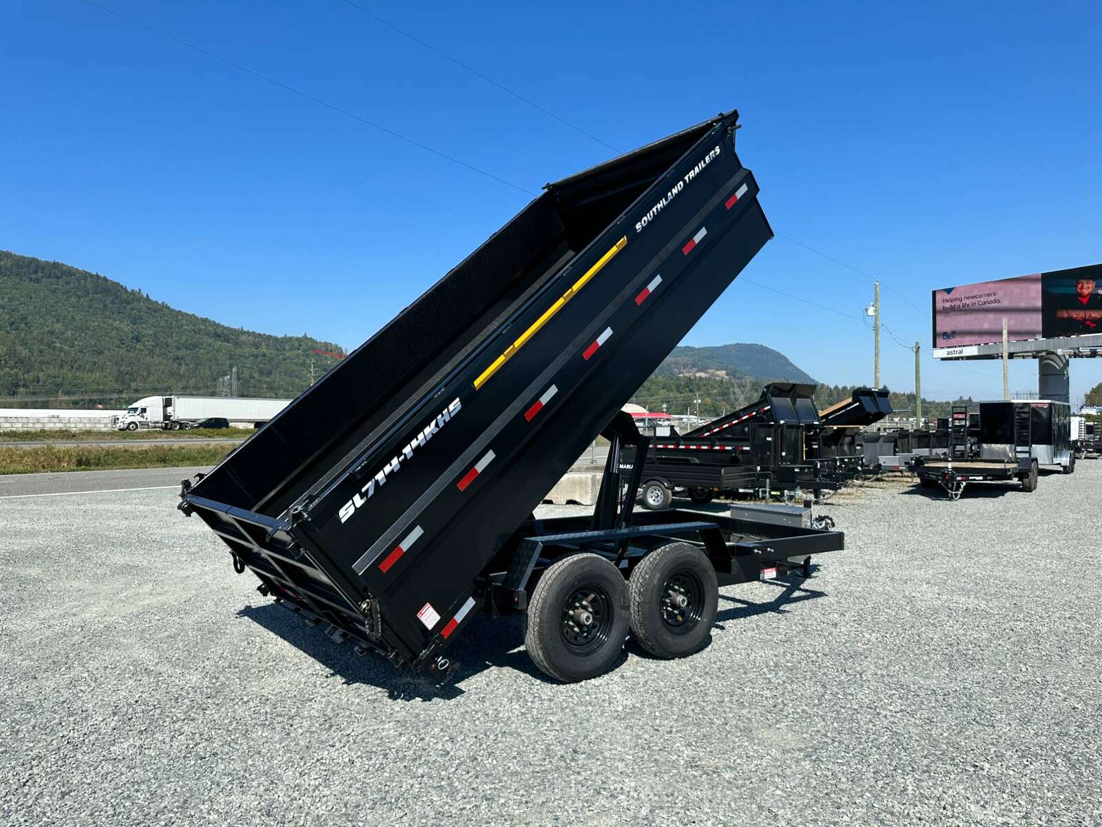 Photo of 2026 Southland 7x14 High Side Dump Trailer 15,400lb GVW w/ Tarp & Ramps