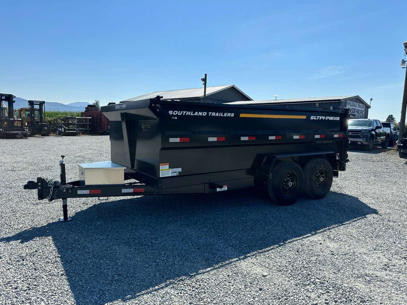 Photo of 2026 Southland 7x14 High Side Dump Trailer 15,400lb GVW w/ Tarp & Ramps