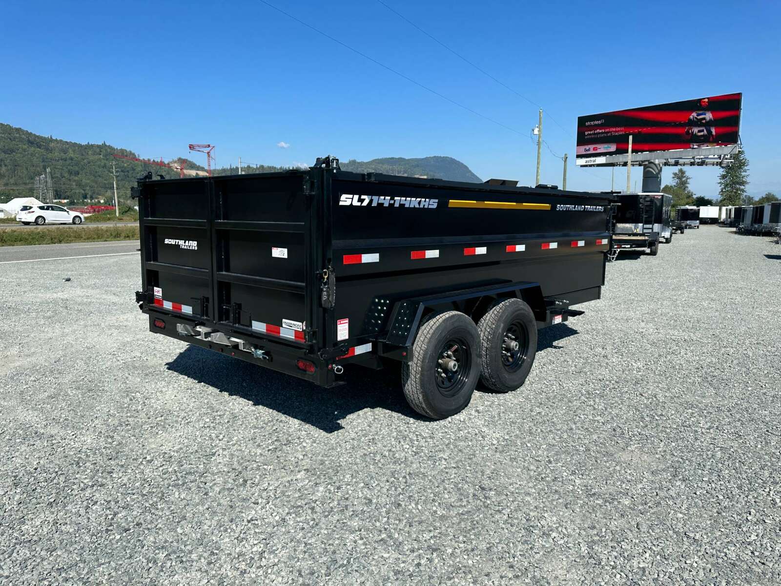 Photo of 2026 Southland 7x14 High Side Dump Trailer 15,400lb GVW w/ Tarp & Ramps