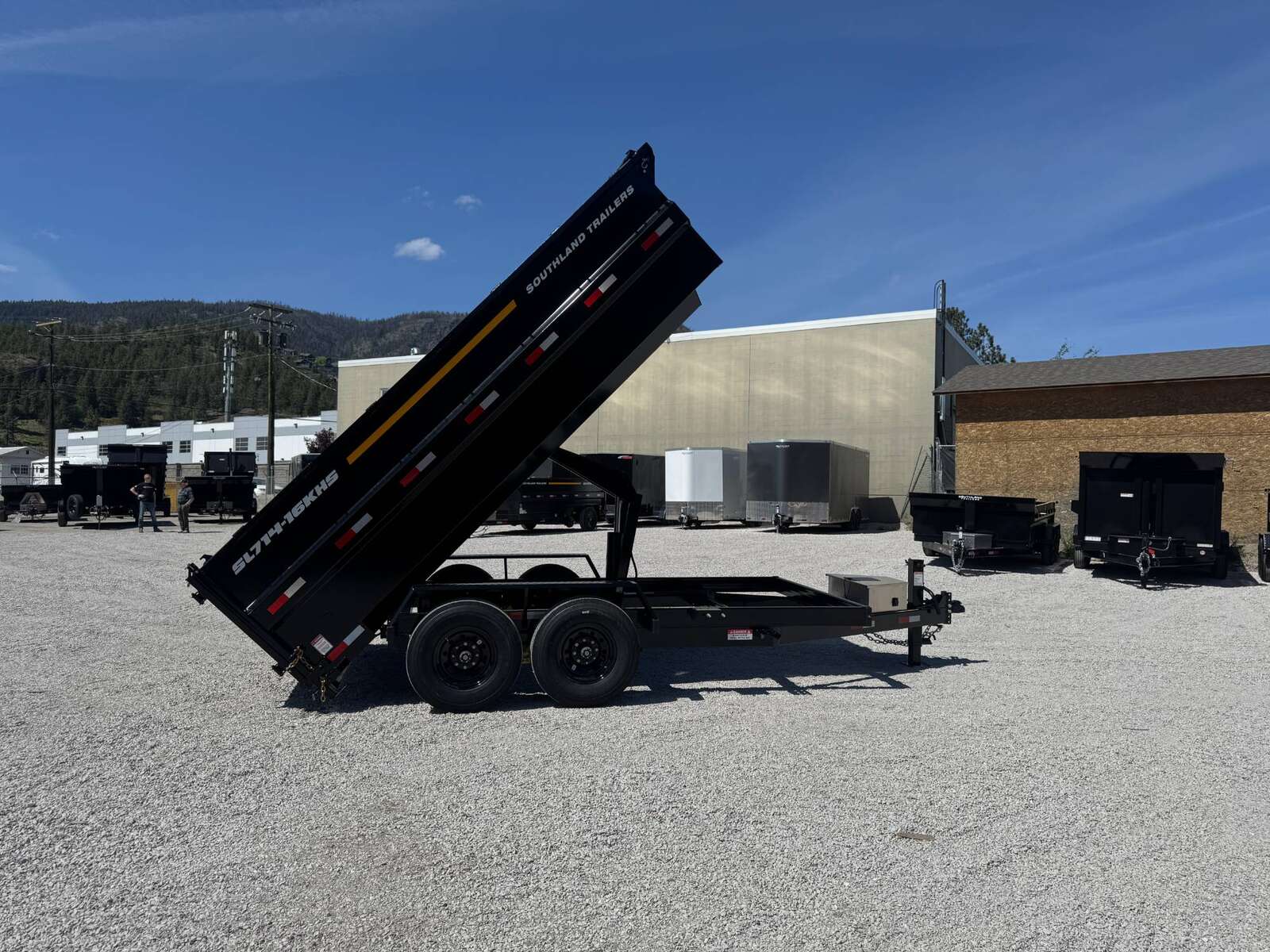 Photo of 2026 Southland 7x14 High Side Dump Trailer 17,000lb GVW w/ Tarp & Ramps