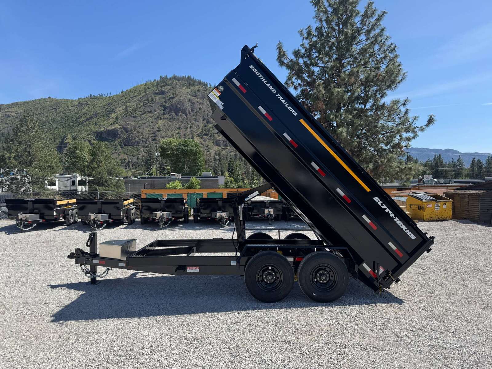 Photo of 2026 Southland 7x14 High Side Dump Trailer 17,000lb GVW w/ Tarp & Ramps