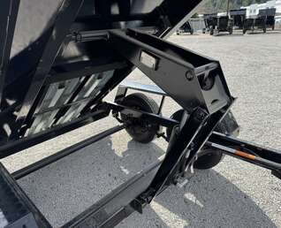 Thumbnail Photo of 2025 Southland 5x10 Dump Trailer 11,464lbs GVW Black w/ Tarp & Ramps