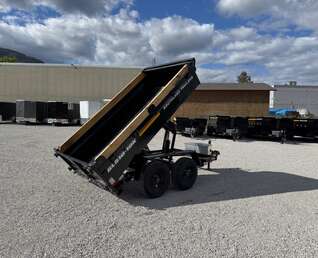 Thumbnail Photo of 2025 Southland 5x10 Dump Trailer 11,464lbs GVW Black w/ Tarp & Ramps