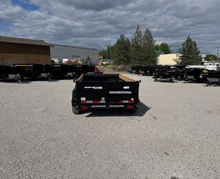 Thumbnail Photo of 2025 Southland 5x10 Dump Trailer 11,464lbs GVW Black w/ Tarp & Ramps