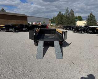 Thumbnail Photo of 2025 Southland 5x10 Dump Trailer 11,464lbs GVW Black w/ Tarp & Ramps