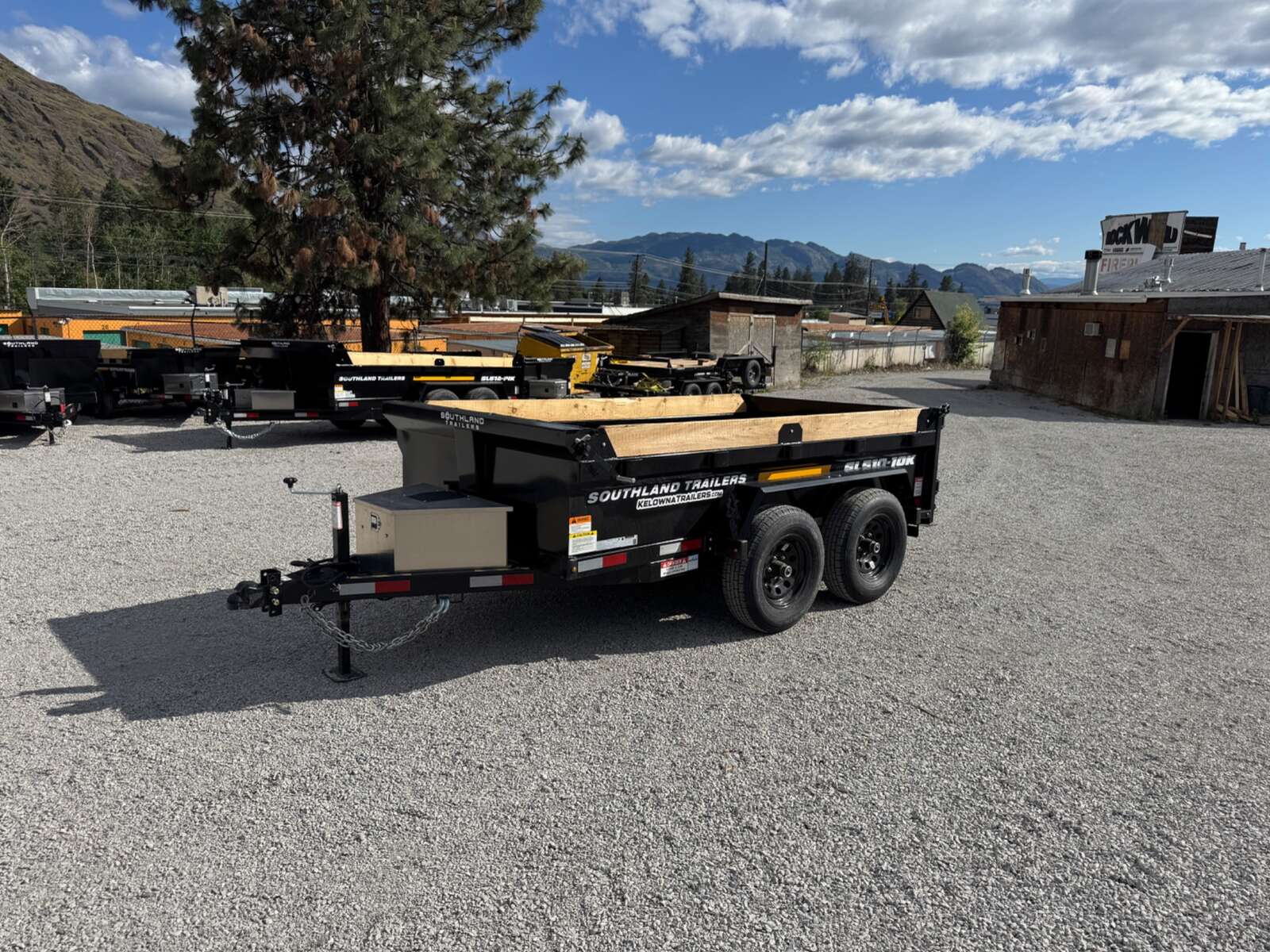 Photo of 2025 Southland 5x10 Dump Trailer 11,464lbs GVW Black w/ Tarp & Ramps
