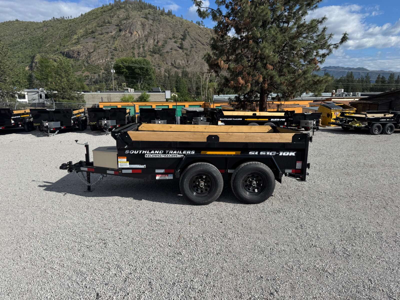 Photo of 2025 Southland 5x10 Dump Trailer 11,464lbs GVW Black w/ Tarp & Ramps