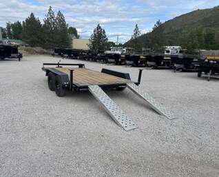 Thumbnail Photo of 2026 Southland 7X14 FLATBED TRAILER FLAT DECK 7,700LB GVW w/ Slide in ramps