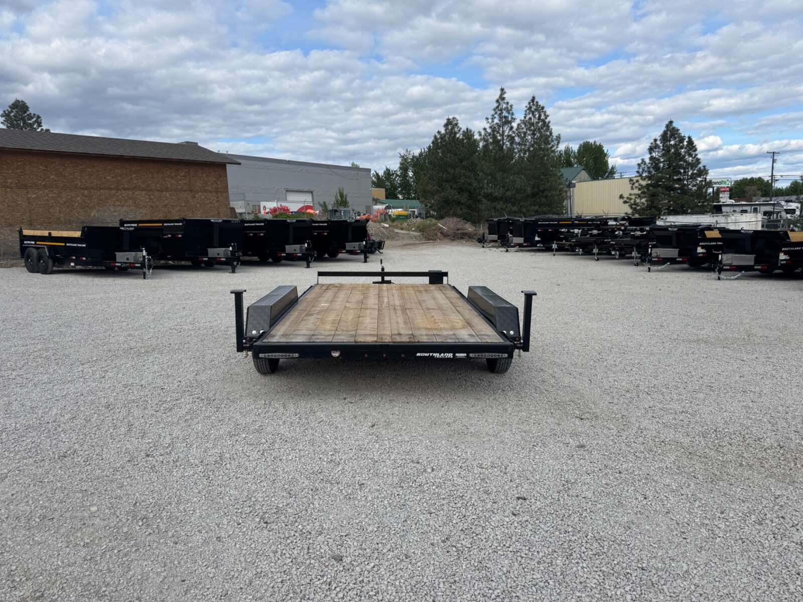 Photo of 2026 Southland 7X14 FLATBED TRAILER FLAT DECK 7,700LB GVW w/ Slide in ramps