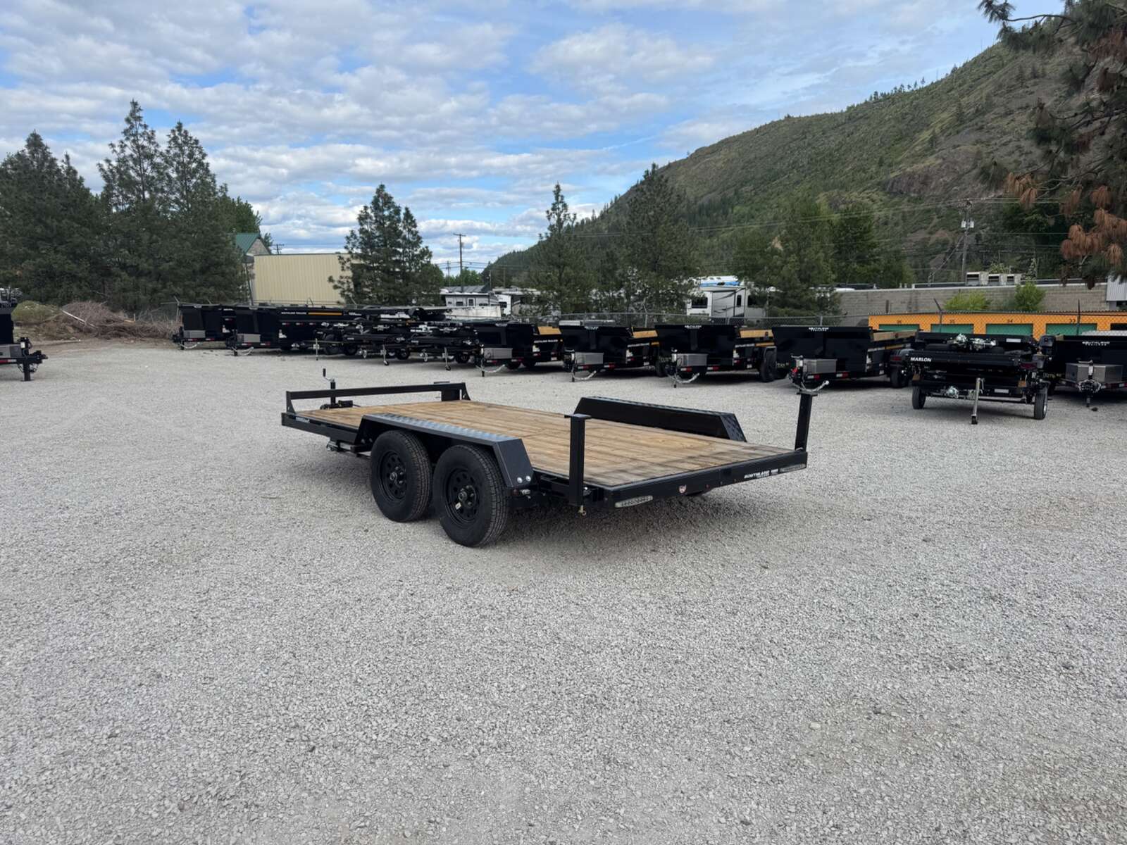 Photo of 2026 Southland 7X14 FLATBED TRAILER FLAT DECK 7,700LB GVW w/ Slide in ramps