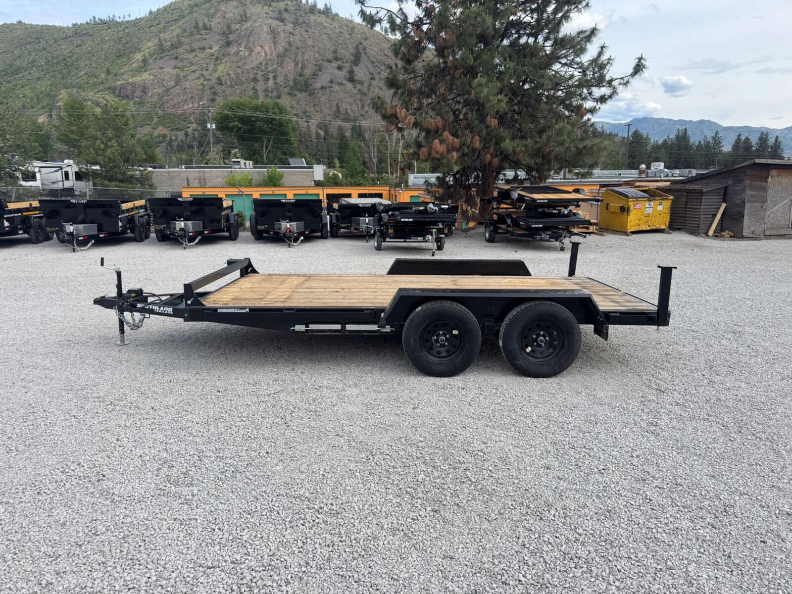 Photo of 2026 Southland 7X14 FLATBED TRAILER FLAT DECK 7,700LB GVW w/ Slide in ramps