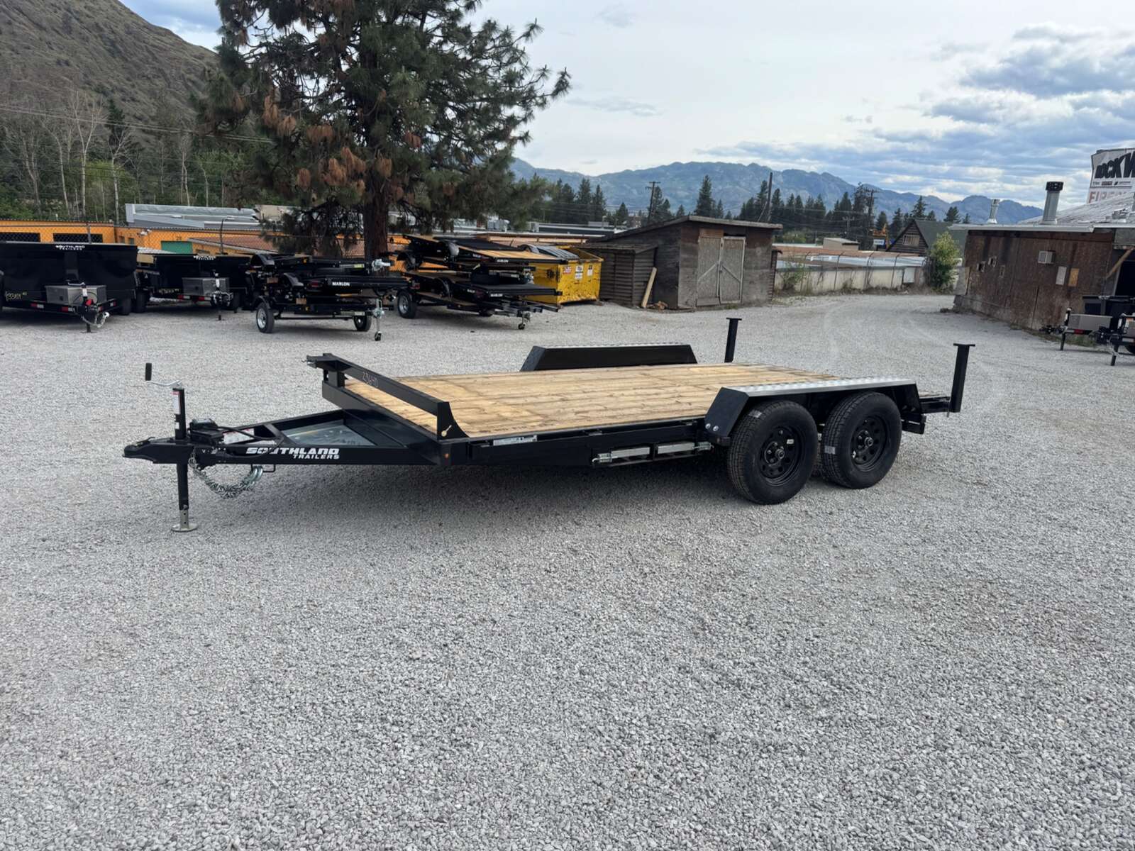 Photo of 2026 Southland 7X14 FLATBED TRAILER FLAT DECK 7,700LB GVW w/ Slide in ramps