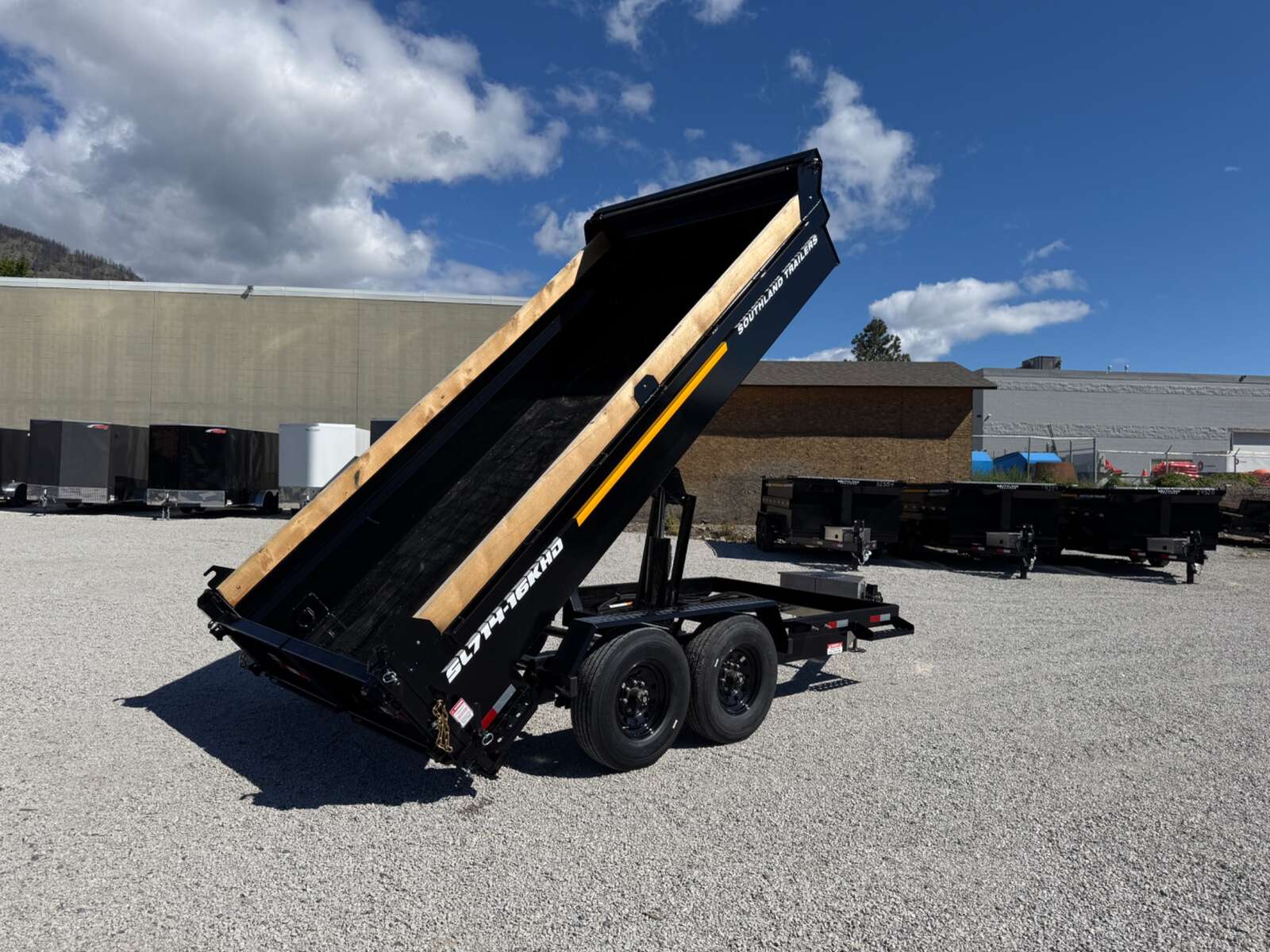 Photo of 2026 Southland Trailers 7x14 Dump Trailer HD 17,000lbs GVW w/ Hydraulic Front Jack & 3/16" Floor (SL714-16KHD)