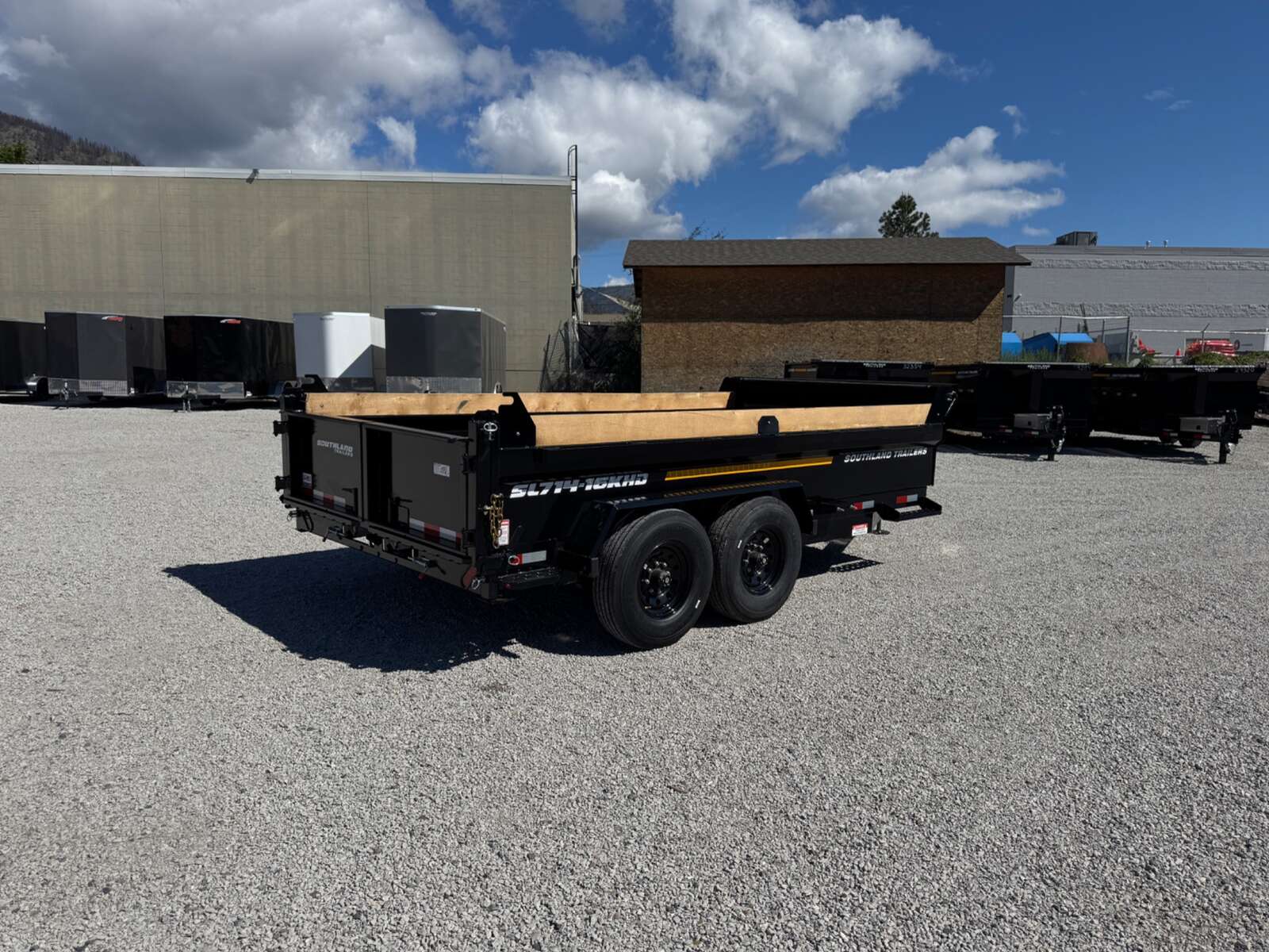 Photo of 2026 Southland Trailers 7x14 Dump Trailer HD 17,000lbs GVW w/ Hydraulic Front Jack & 3/16" Floor (SL714-16KHD)