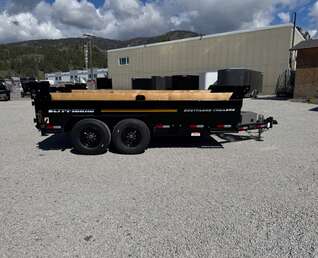 Thumbnail Photo of 2026 Southland Trailers 7x14 Dump Trailer HD 17,000lbs GVW w/ Hydraulic Front Jack & 3/16" Floor (SL714-16KHD)
