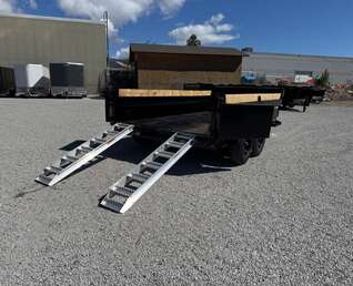 Thumbnail Photo of 2026 Southland Trailers 7x14 Dump Trailer HD 17,000lbs GVW w/ Hydraulic Front Jack & 3/16" Floor (SL714-16KHD)
