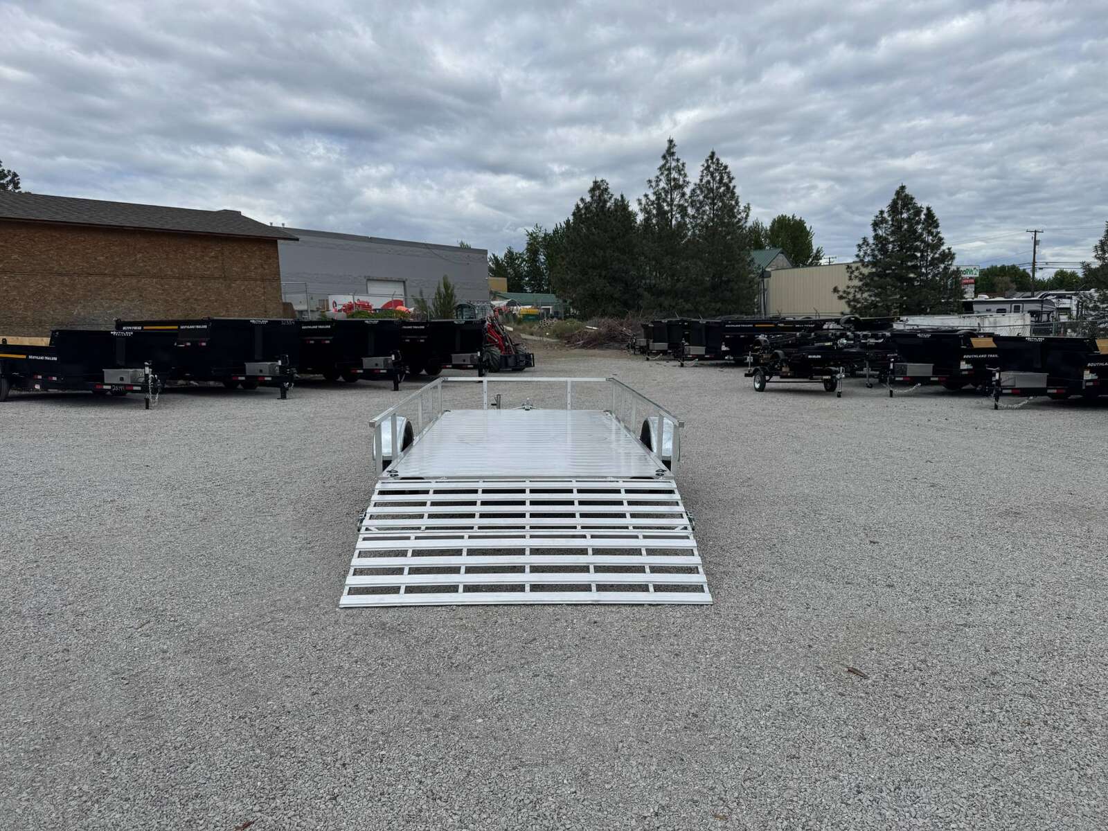 Photo of 2025 Marlon 7x14 Aluminum Utility ATV Side x Side Trailer w/ Ramp
