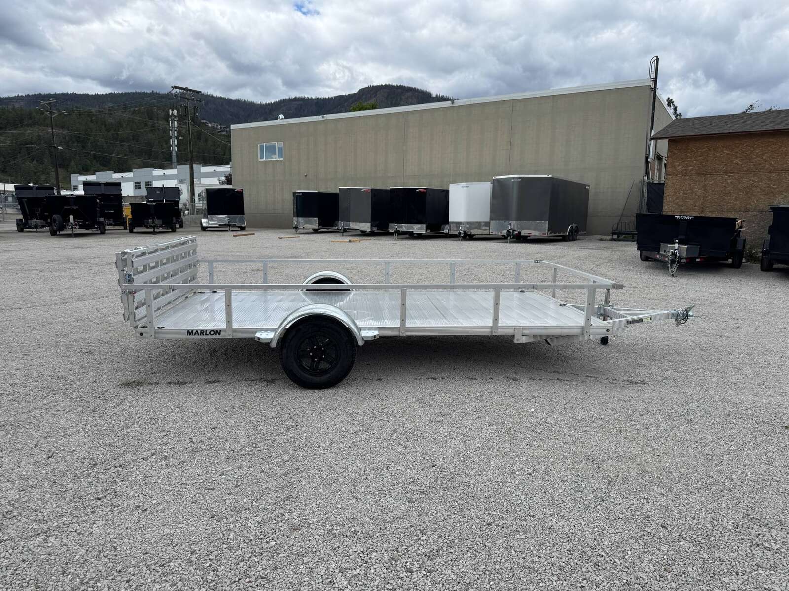 Photo of 2025 Marlon 7x14 Aluminum Utility ATV Side x Side Trailer w/ Ramp