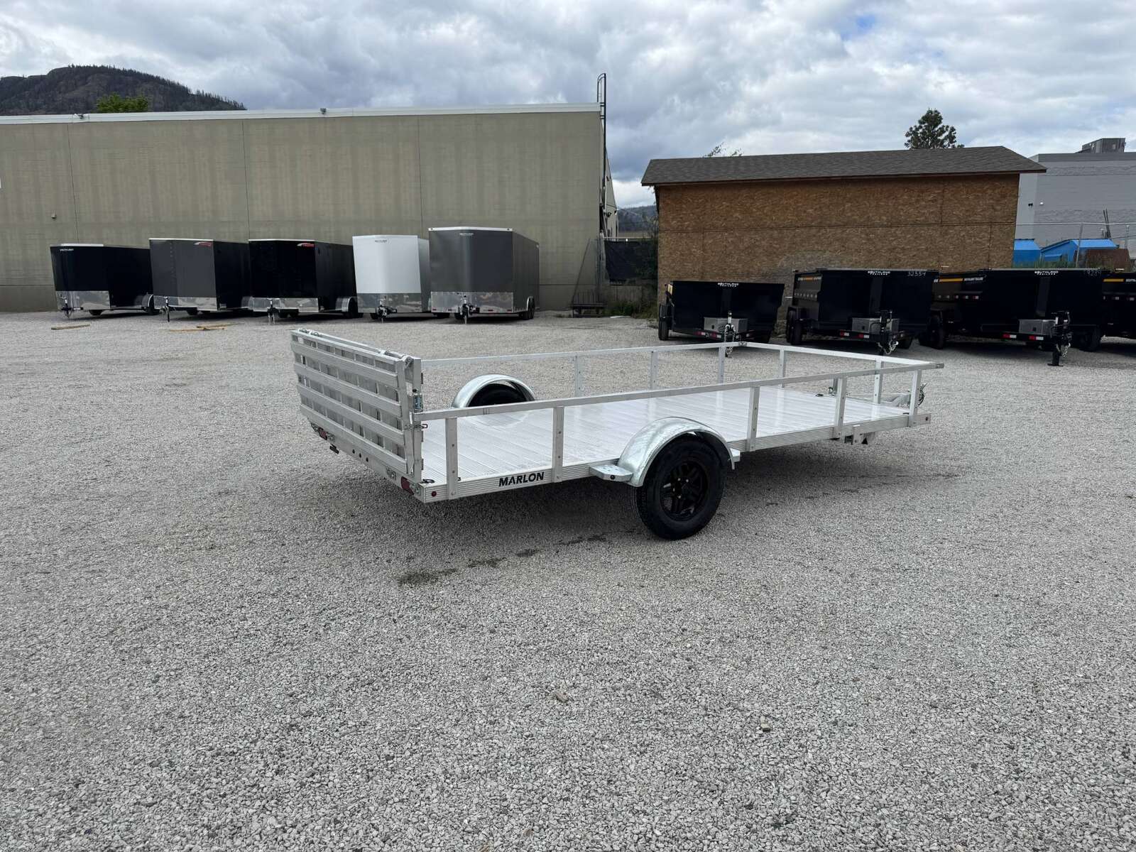 Photo of 2025 Marlon 7x14 Aluminum Utility ATV Side x Side Trailer w/ Ramp