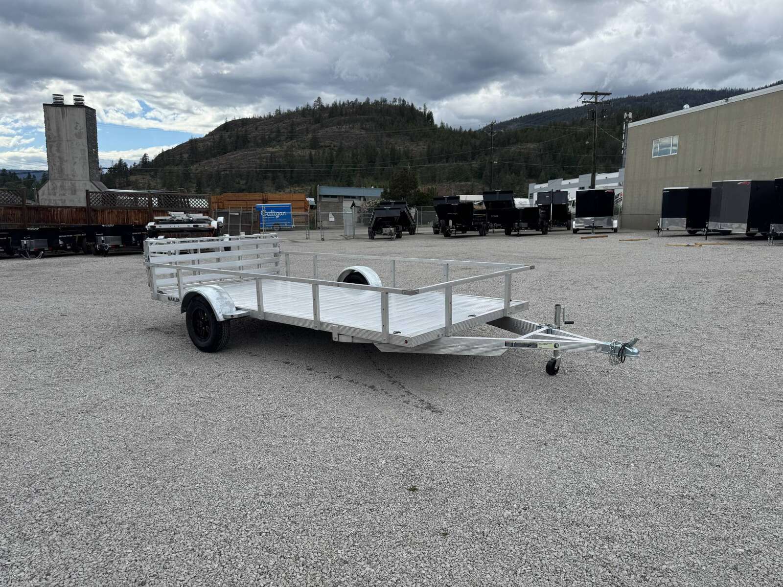 Photo of 2025 Marlon 7x14 Aluminum Utility ATV Side x Side Trailer w/ Ramp
