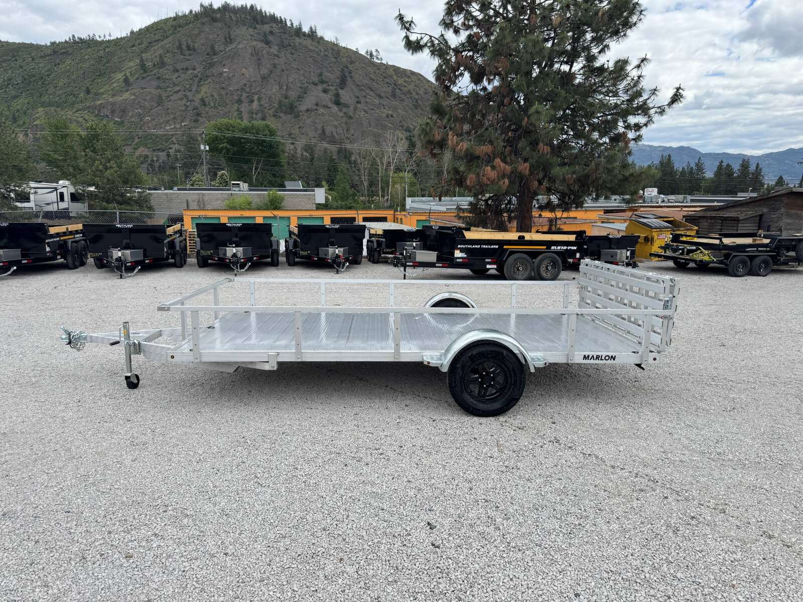 Photo of 2025 Marlon 7x14 Aluminum Utility ATV Side x Side Trailer w/ Ramp