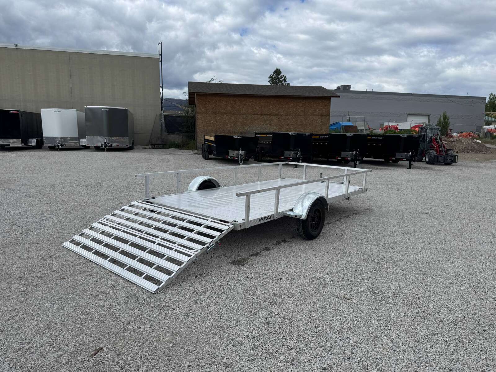 Photo of 2025 Marlon 7x14 Aluminum Utility ATV Side x Side Trailer w/ Ramp