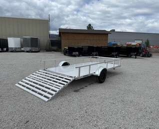 Thumbnail Photo of 2025 Marlon 7x14 Aluminum Utility ATV Side x Side Trailer w/ Ramp