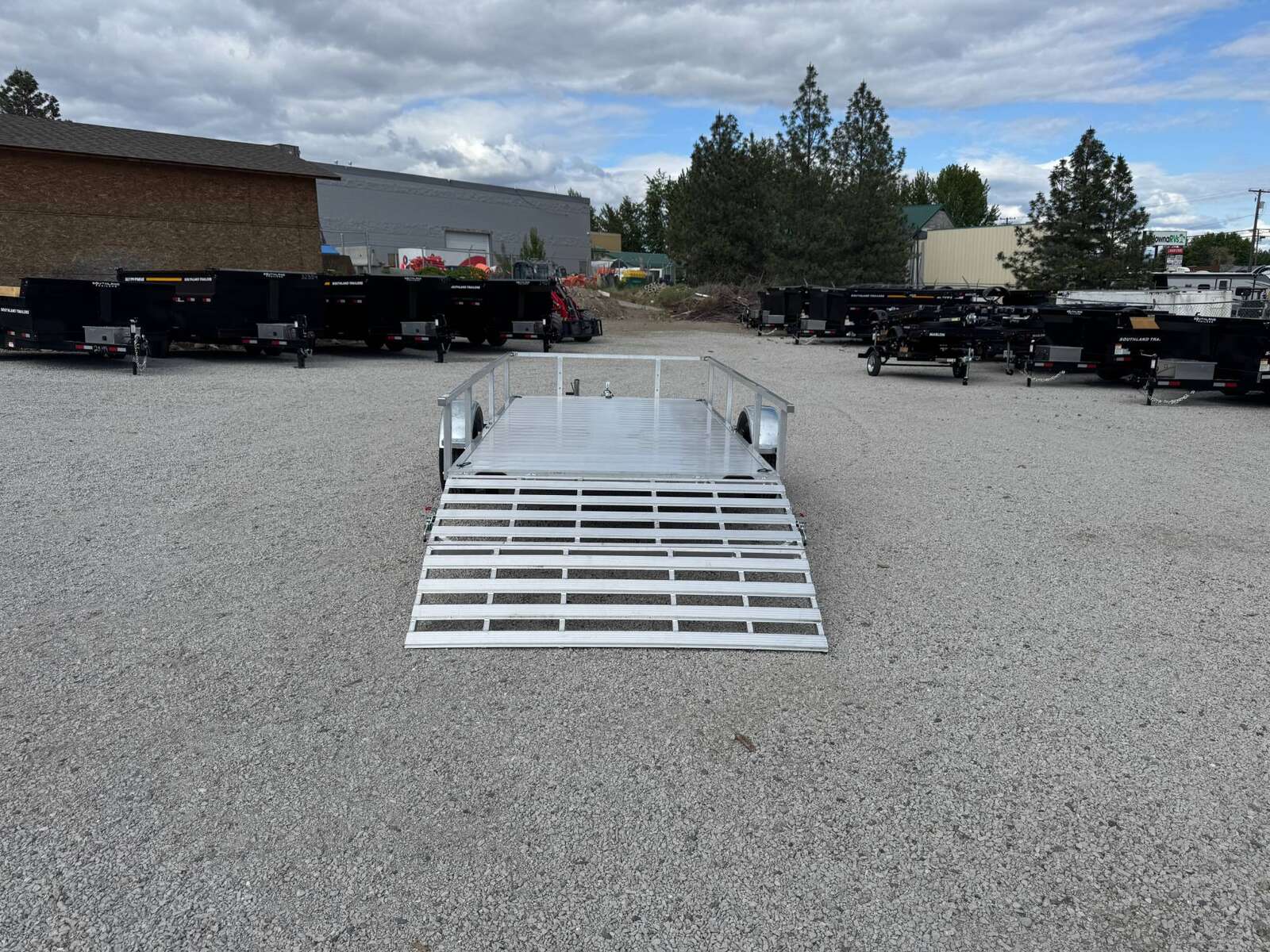 Photo of 2025 Marlon 6x12 Aluminum Utility ATV Side x Side Trailer w/ Ramp
