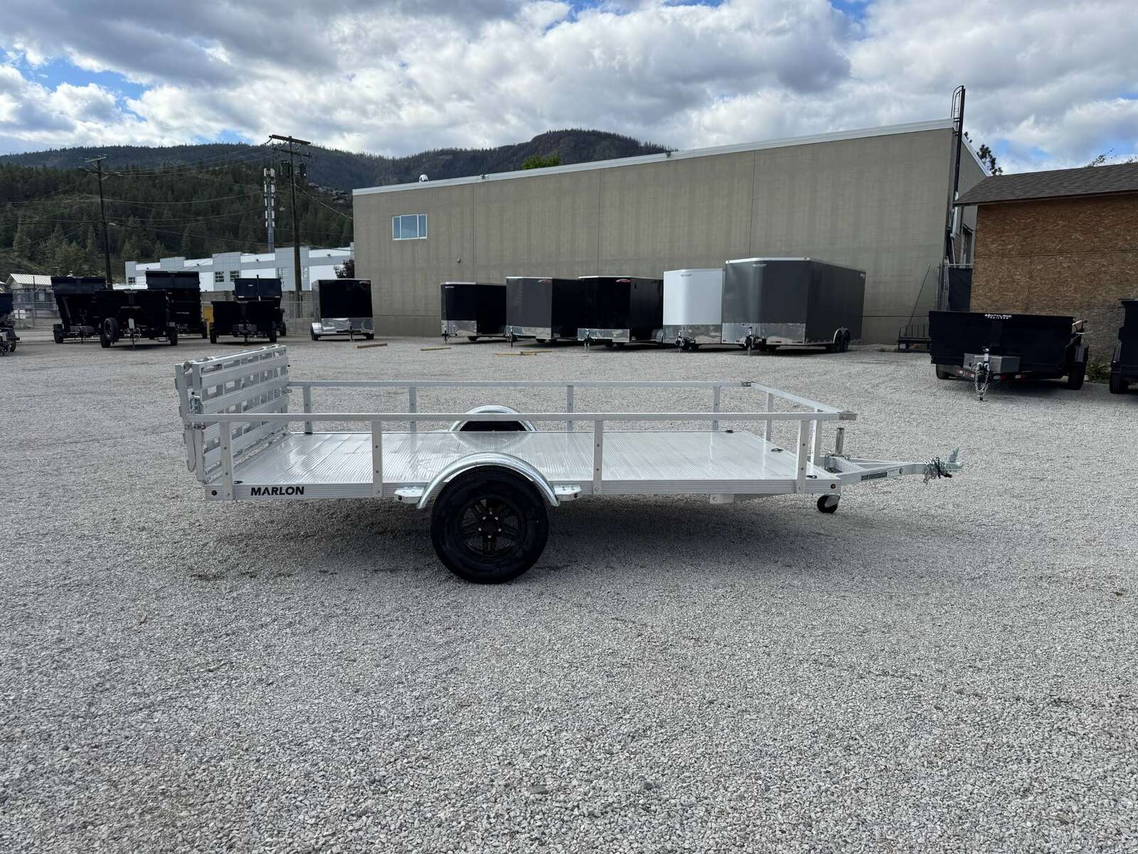 Photo of 2025 Marlon 6x12 Aluminum Utility ATV Side x Side Trailer w/ Ramp