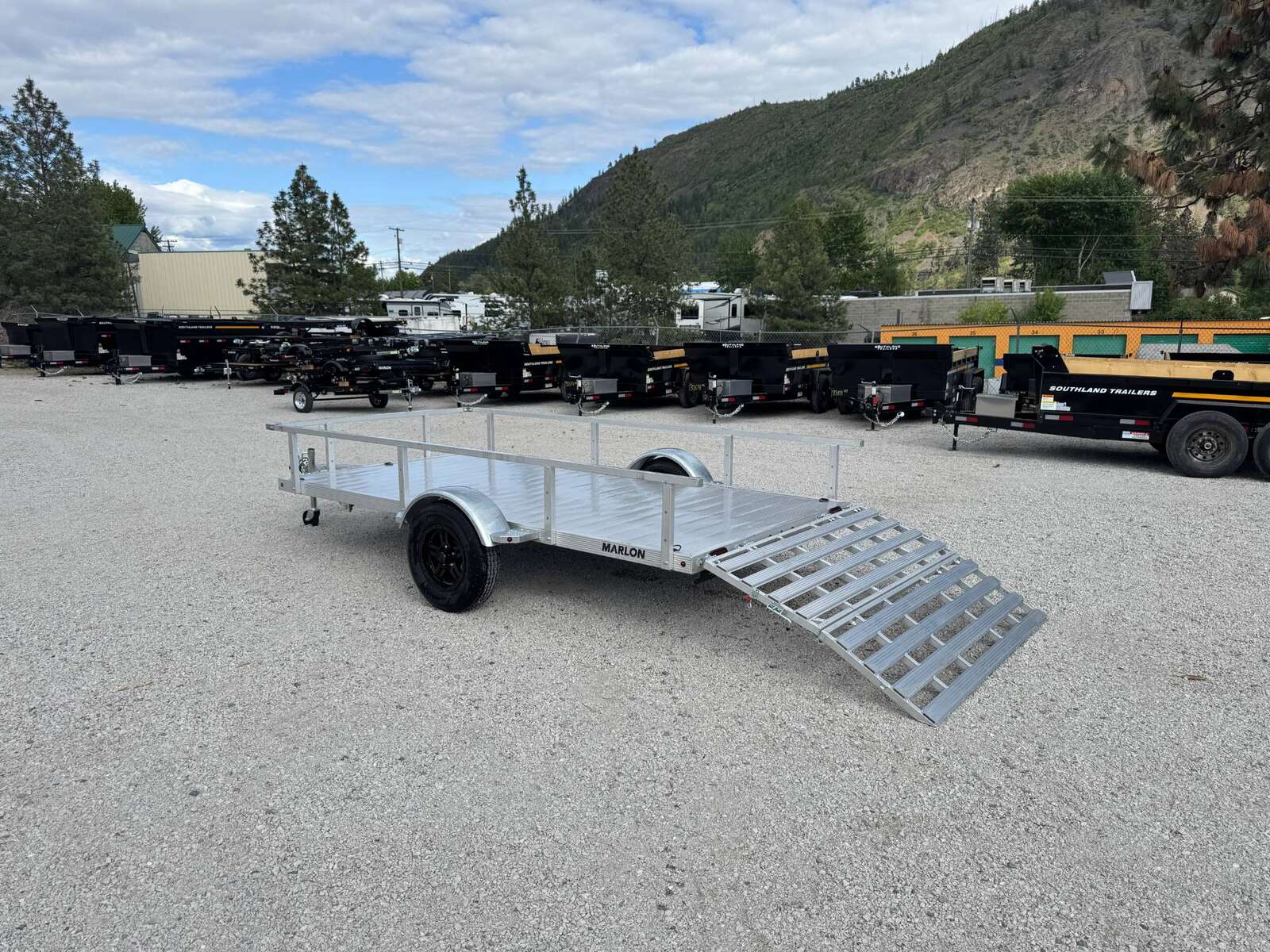Photo of 2025 Marlon 6x12 Aluminum Utility ATV Side x Side Trailer w/ Ramp