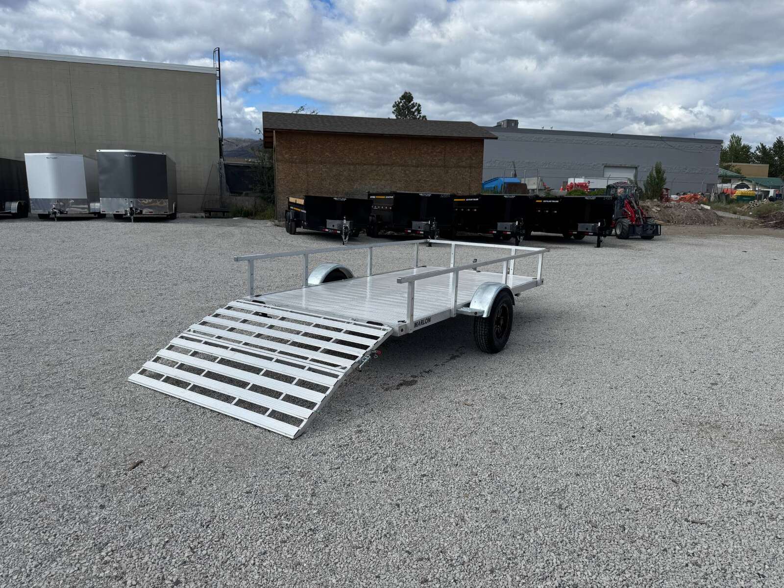 Photo of 2025 Marlon 6x12 Aluminum Utility ATV Side x Side Trailer w/ Ramp