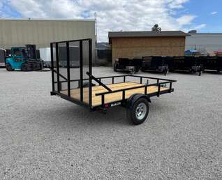 Thumbnail Photo of 2024 Marlon 6x10 Utility Trailer w/ Ramp Gate 2990lb GVW