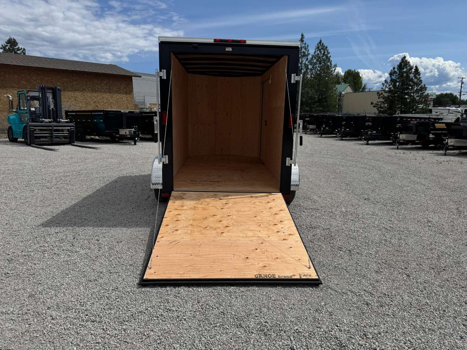 Photo of 2026 Royal Cargo 6x12 V Nose Cargo / Enclosed Trailer Ramp Door Gloss Black Tandem Axle 7700lb GVW