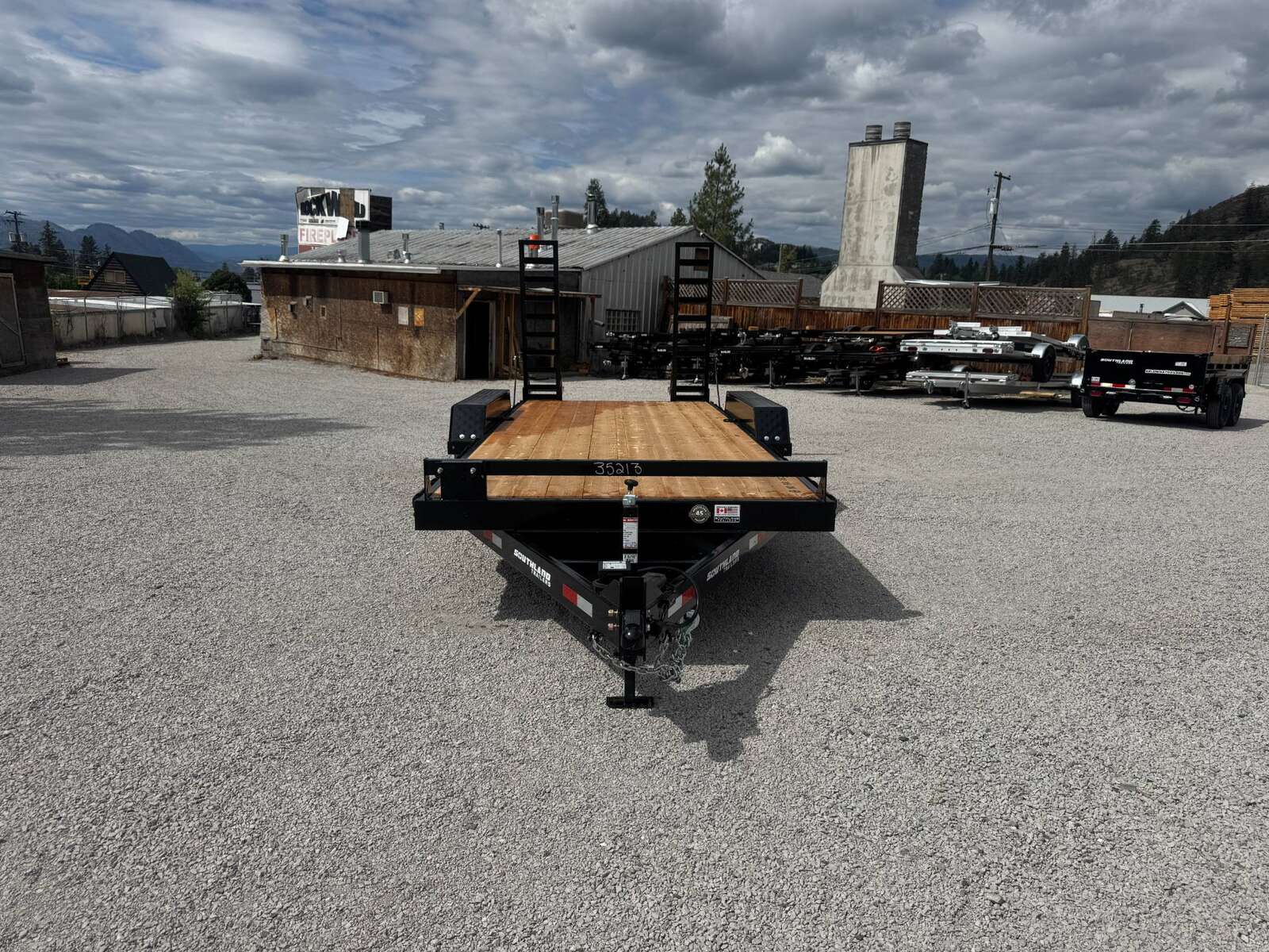 Photo of 2026 Southland 7X18 15,400LB GVW Equipment Flat Deck Trailer w/ Stand Up Ramps