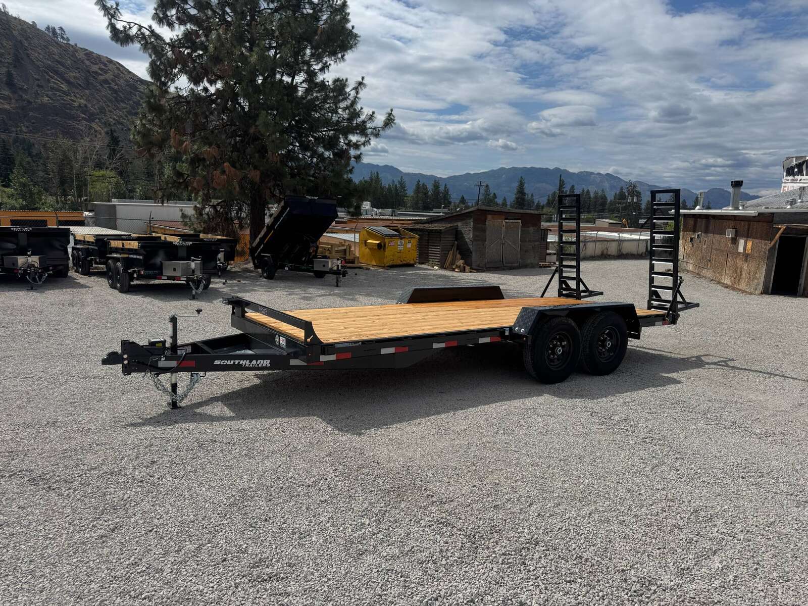 Photo of 2026 Southland 7X18 15,400LB GVW Equipment Flat Deck Trailer w/ Stand Up Ramps