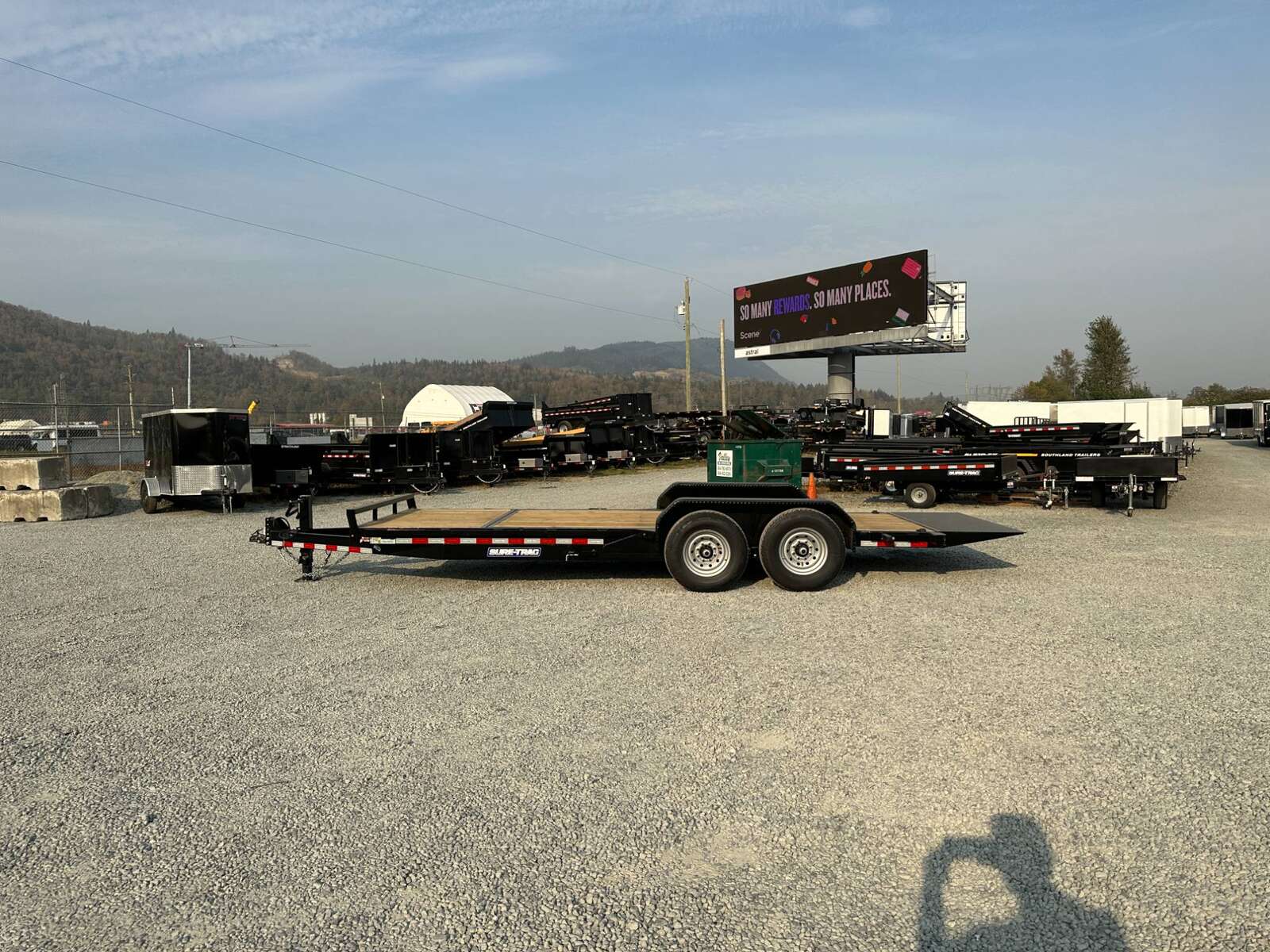 Photo of 2025 Suretrac 7x16+4 HD Tilt Deck Equipment Trailer w/ 4ft Stationary Section 14,000lb GVW