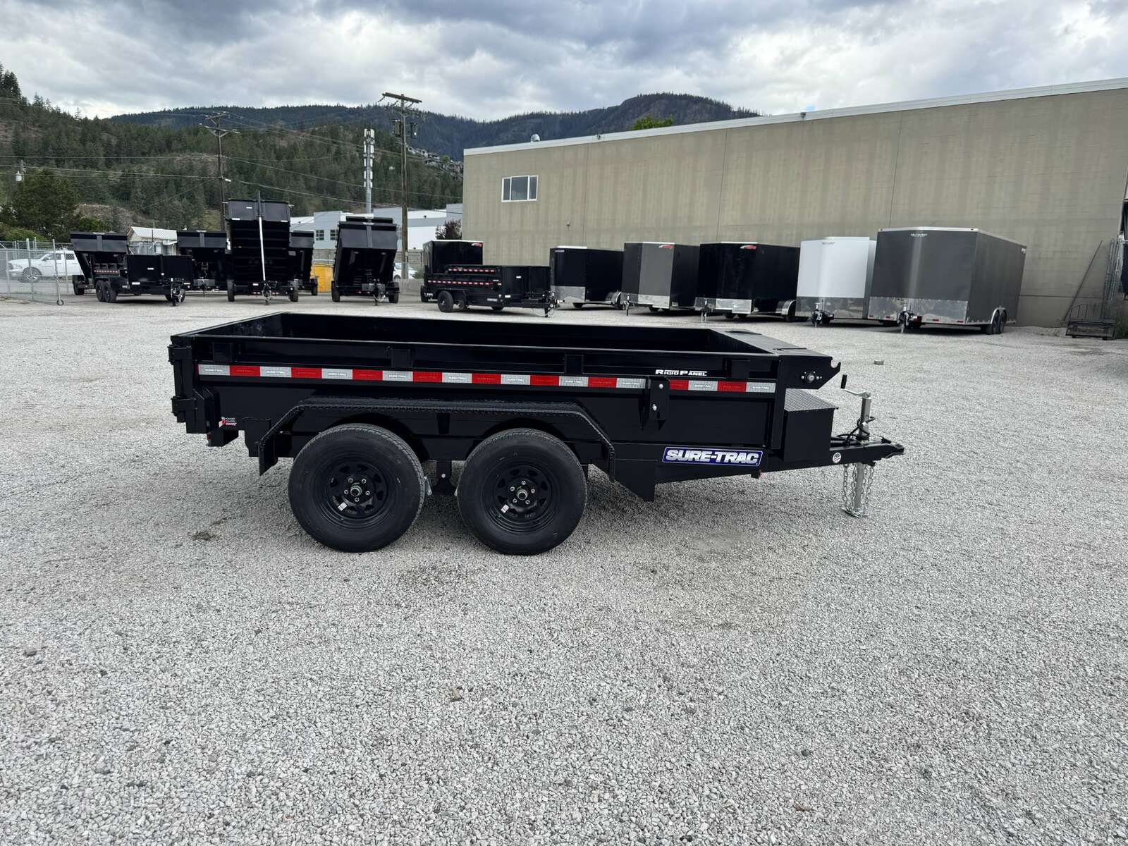 Photo of 2025 Suretrac 5x10 Dump Trailer 7000lb GVW Barn Doors with Tarp
