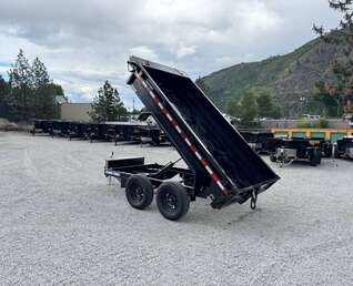 Thumbnail Photo of 2025 Suretrac 5x10 Dump Trailer 7000lb GVW Barn Doors with Tarp