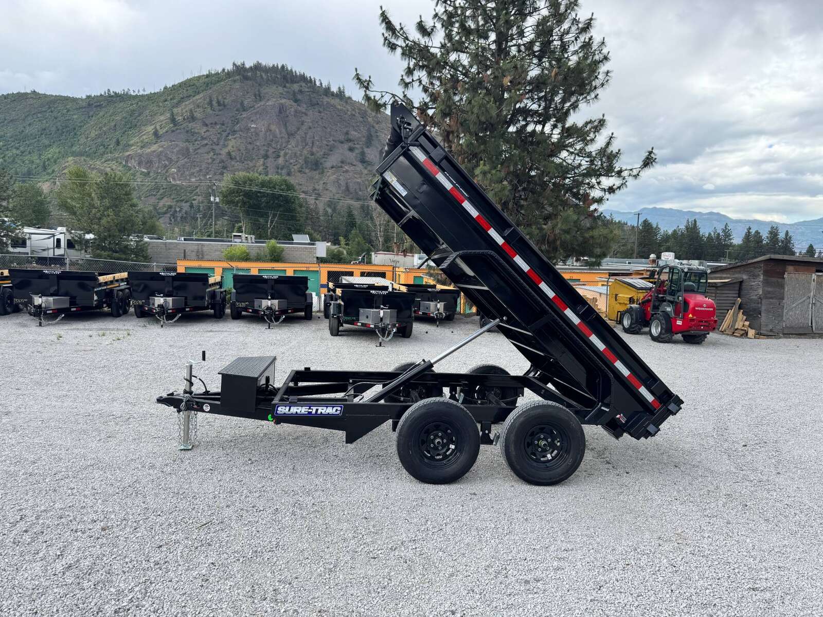 Photo of 2025 Suretrac 5x10 Dump Trailer 7000lb GVW Barn Doors with Tarp