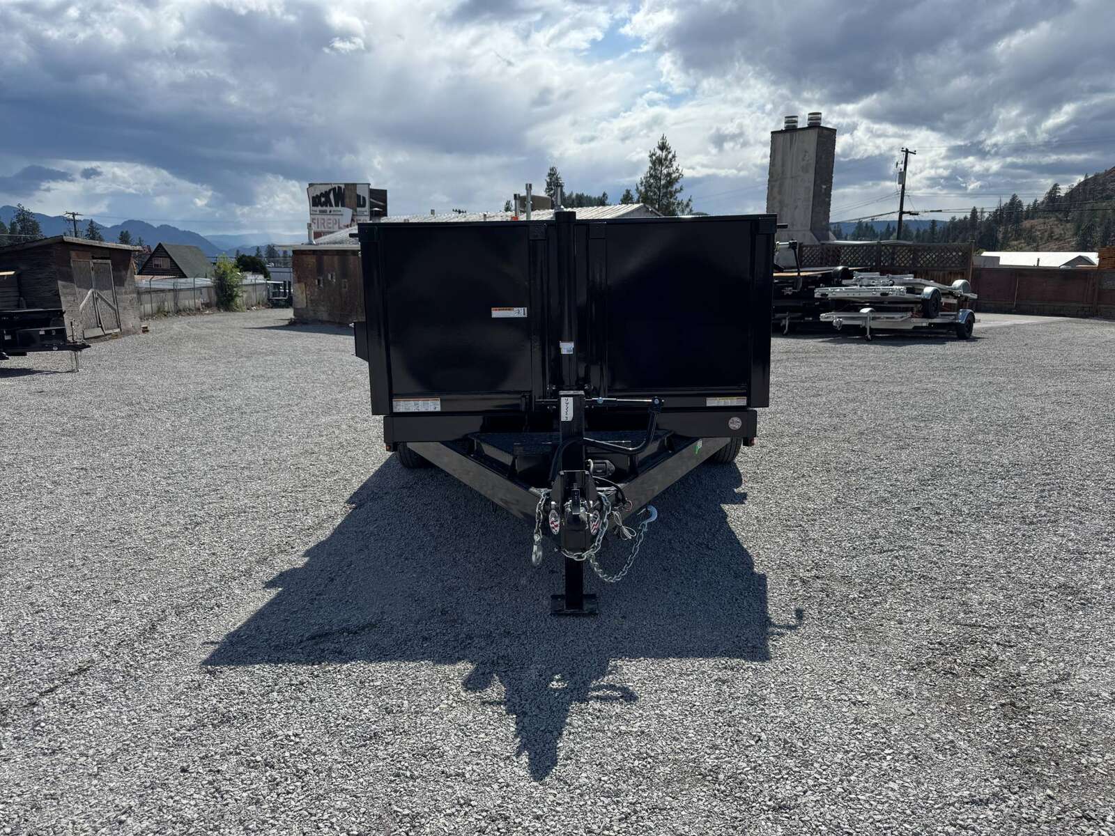 Photo of New Suretrac 7x12 Telescopic Hoist Dump Trailer 15,500lbs GVW w/ Ramps and Tarp