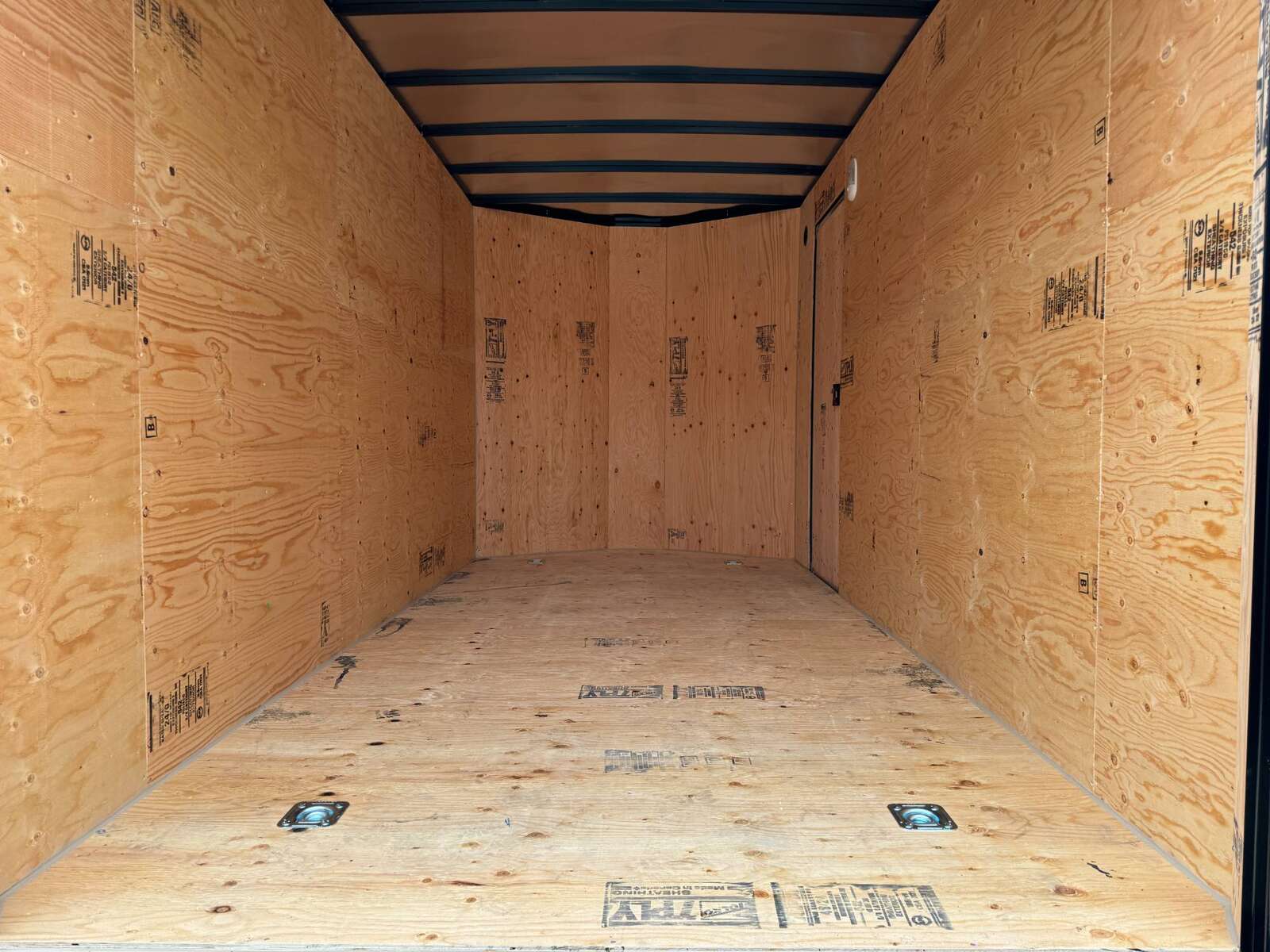 Photo of 2026 Royal 7x14 V Nose Cargo / Enclosed Trailer Extra Height Ramp Door Charcoal Grey 7700lb GVW
