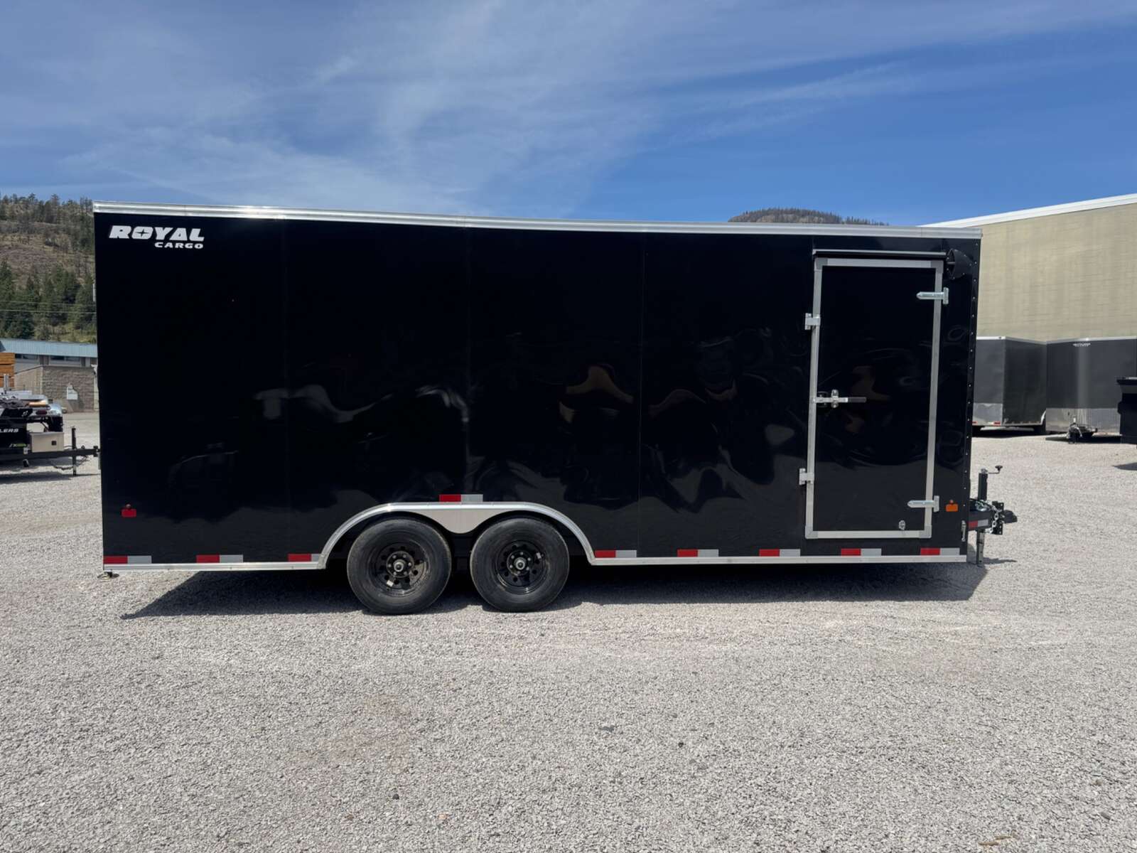 Photo of 2026 Royal Cargo 8.5x20 +V Nose 11,400lb Cargo / Enclosed Trailer Car Hauler Extra Height Ramp Door Black