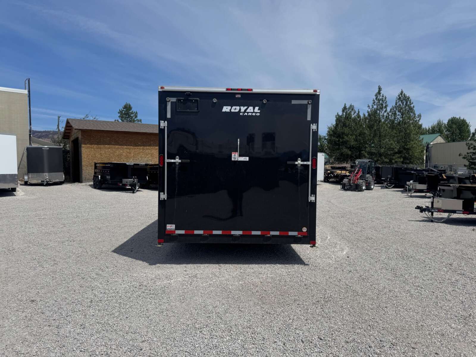 Photo of 2026 Royal Cargo 8.5x20 +V Nose 11,400lb Cargo / Enclosed Trailer Car Hauler Extra Height Ramp Door Black