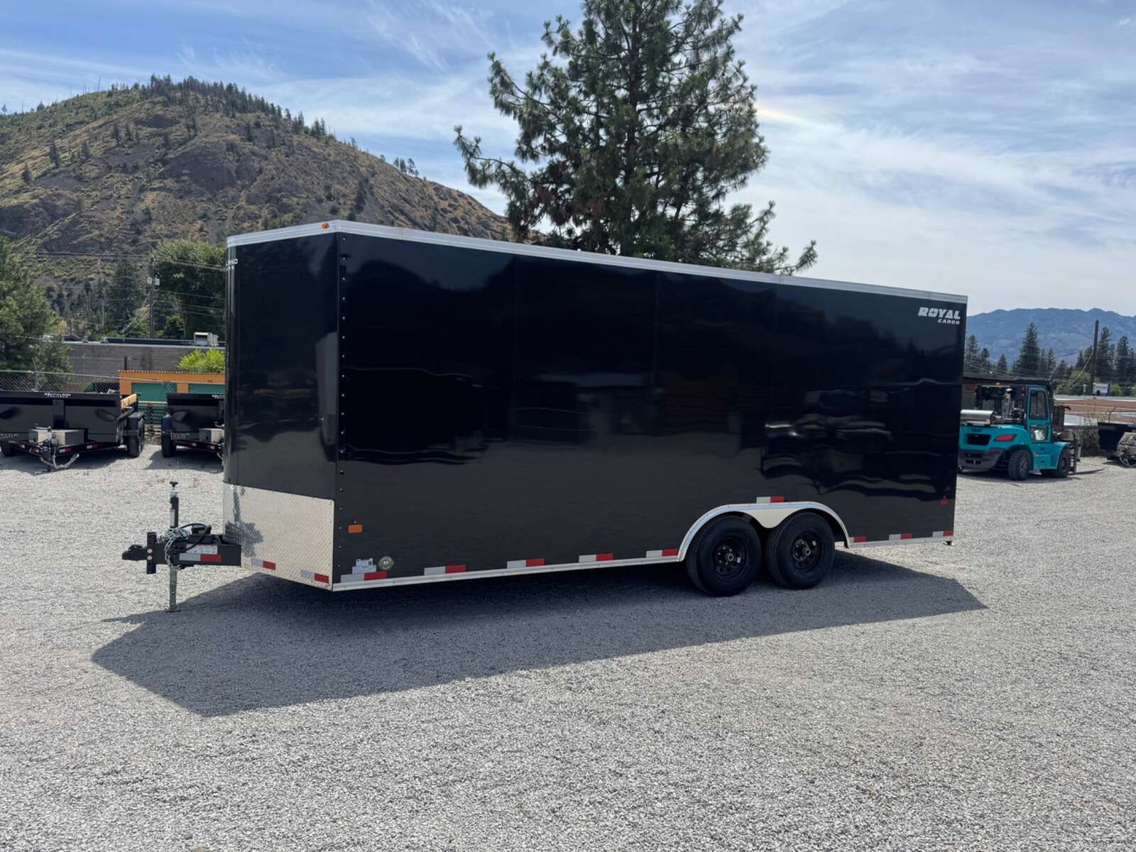 Photo of 2026 Royal Cargo 8.5x20 +V Nose 11,400lb Cargo / Enclosed Trailer Car Hauler Extra Height Ramp Door Black