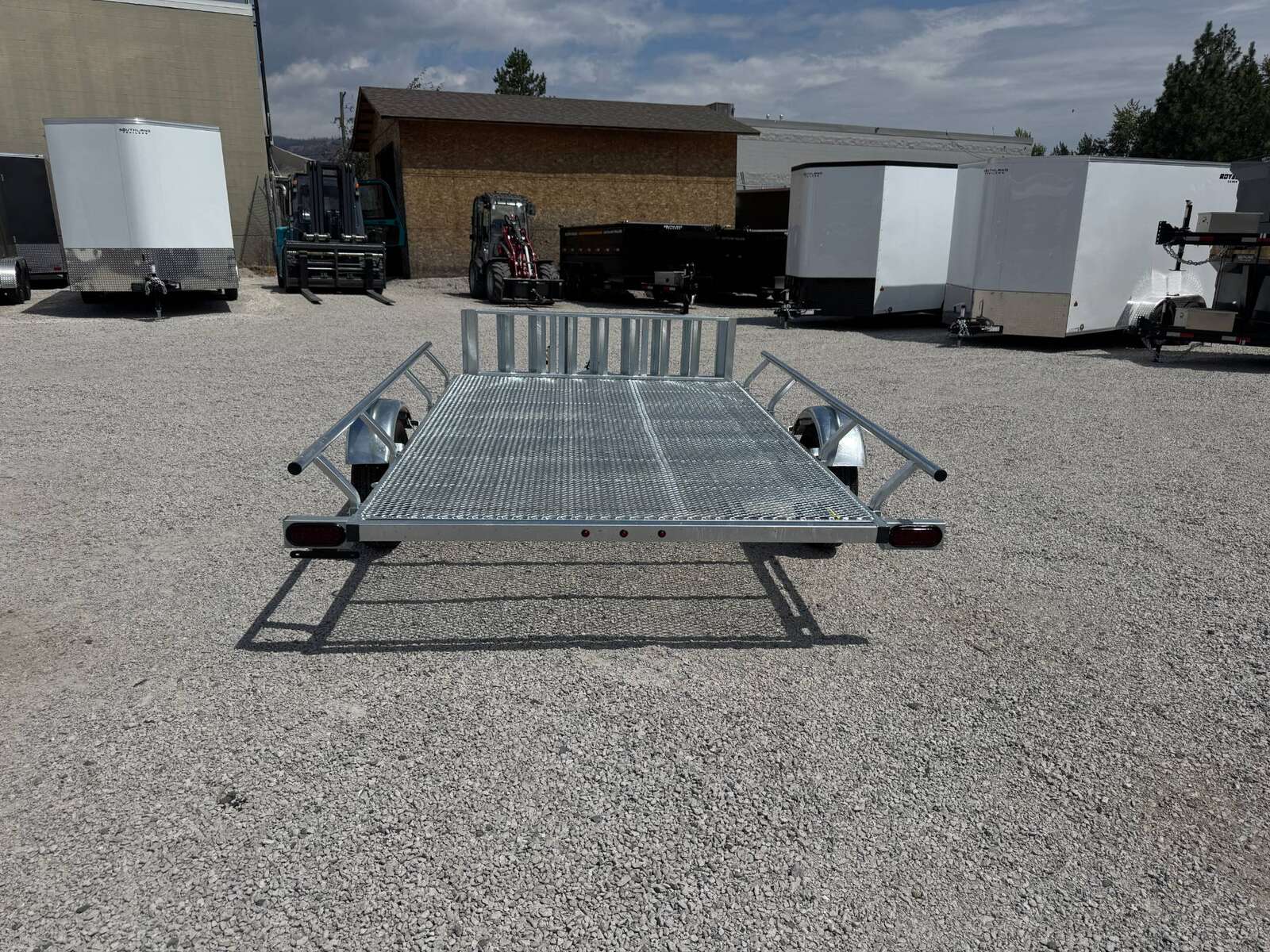 Photo of 2025 Marlon 6.5x9 ATV Side x Side Utility Trailer Galvanized Rear or Side Load w/ Ramps (RAT-01)