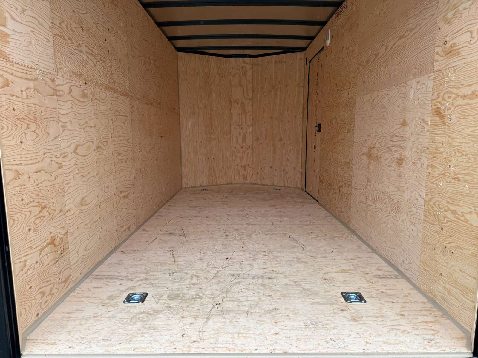 Photo of 2026 Royal Cargo 7X14 V Nose 7700LB GVW RAMP DOOR Black Enclosed Cargo Trailer Extra Tall